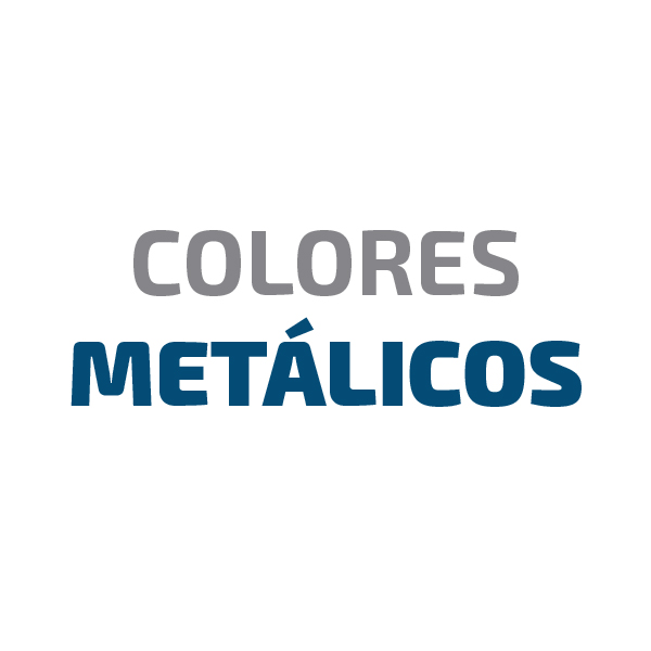 Colores metálicos