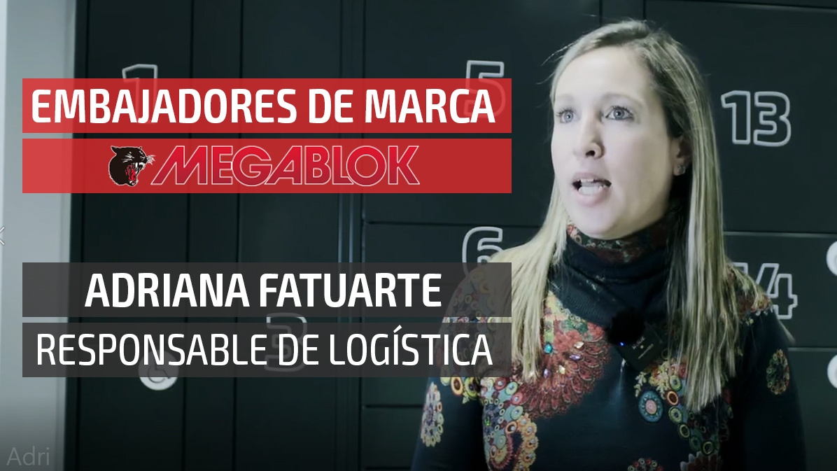 Adriana Fatuarte, responsable de logística.