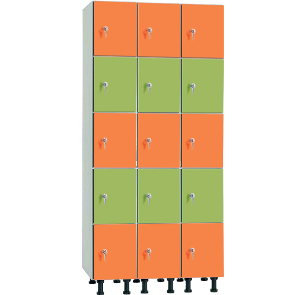 Taquilla de Melamina Hidrófuga y Puerta Fenólica MHFP-30/3C